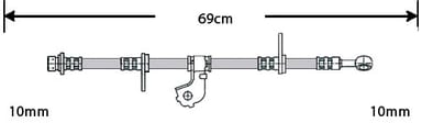 BRAKE FLEXIBLE HOSE