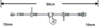 BRAKE FLEXIBLE HOSE