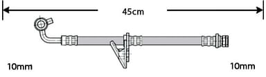 BRAKE FLEXIBLE HOSE