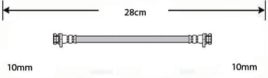 BRAKE FLEXIBLE HOSE