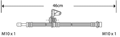 BRAKE FLEXIBLE HOSE