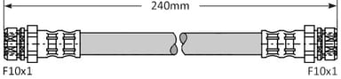 BRAKE FLEXIBLE HOSE