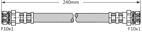 BRAKE FLEXIBLE HOSE