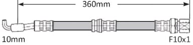 BRAKE FLEXIBLE HOSE