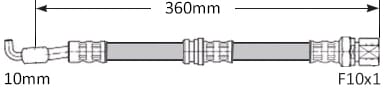 BRAKE FLEXIBLE HOSE