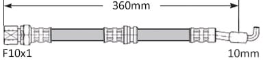 BRAKE FLEXIBLE HOSE