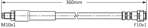 BRAKE FLEXIBLE HOSE