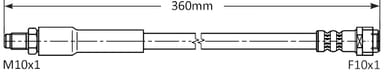 BRAKE FLEXIBLE HOSE