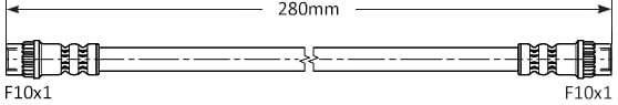 BRAKE FLEXIBLE HOSE