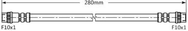 BRAKE FLEXIBLE HOSE