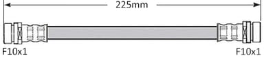BRAKE FLEXIBLE HOSE