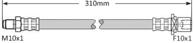 BRAKE FLEXIBLE HOSE