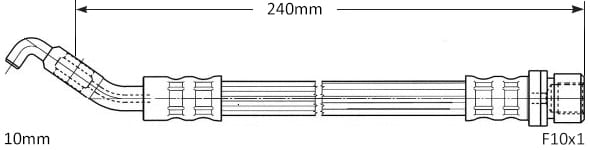 BRAKE FLEXIBLE HOSE