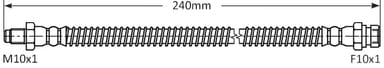 BRAKE FLEXIBLE HOSE