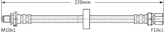 BRAKE FLEXIBLE HOSE