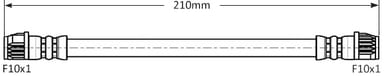 BRAKE FLEXIBLE HOSE