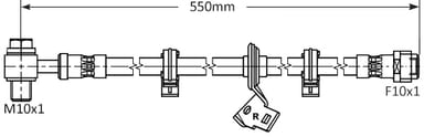 BRAKE FLEXIBLE HOSE