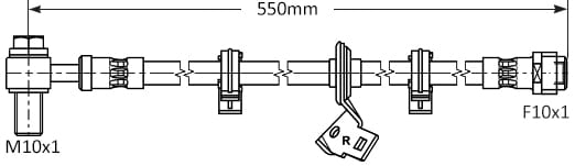 BRAKE FLEXIBLE HOSE