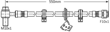 BRAKE FLEXIBLE HOSE