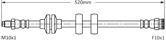 BRAKE FLEXIBLE HOSE