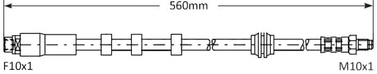 BRAKE FLEXIBLE HOSE