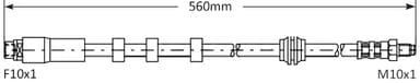BRAKE FLEXIBLE HOSE