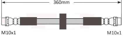 BRAKE FLEXIBLE HOSE