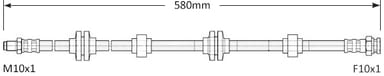 BRAKE FLEXIBLE HOSE