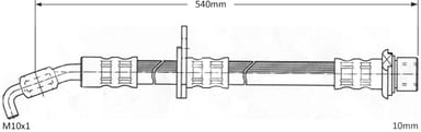 BRAKE FLEXIBLE HOSE