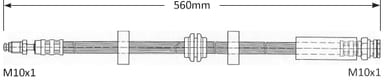 BRAKE FLEXIBLE HOSE