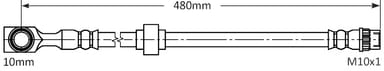 BRAKE FLEXIBLE HOSE