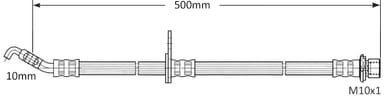 BRAKE FLEXIBLE HOSE