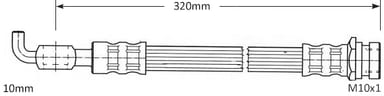 BRAKE FLEXIBLE HOSE