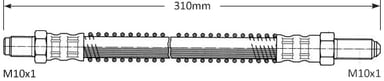 BRAKE FLEXIBLE HOSE