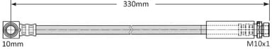 BRAKE FLEXIBLE HOSE