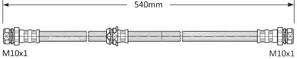 BRAKE FLEXIBLE HOSE