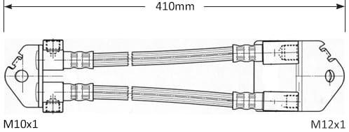 TWIN FLEXI HOSE ASSEMBLY
