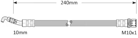 BRAKE FLEXIBLE HOSE
