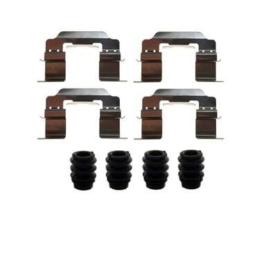 VENTED PAD KIT AXLE SET