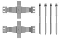 PAD FITTING KIT AXLE SET