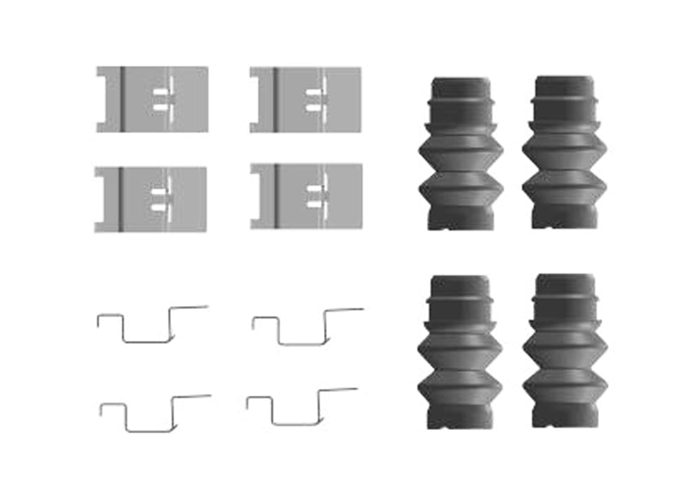 PAD FITTING KIT AXLE SET