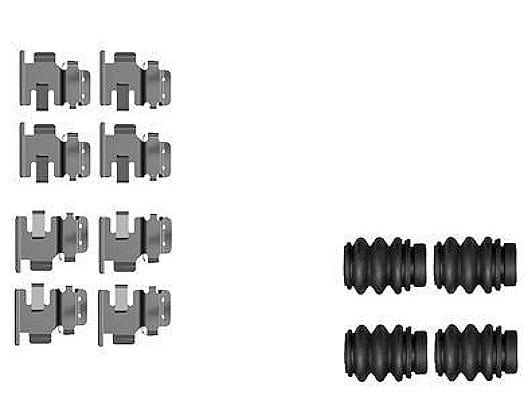 PAD FITTING KIT AXLE SET