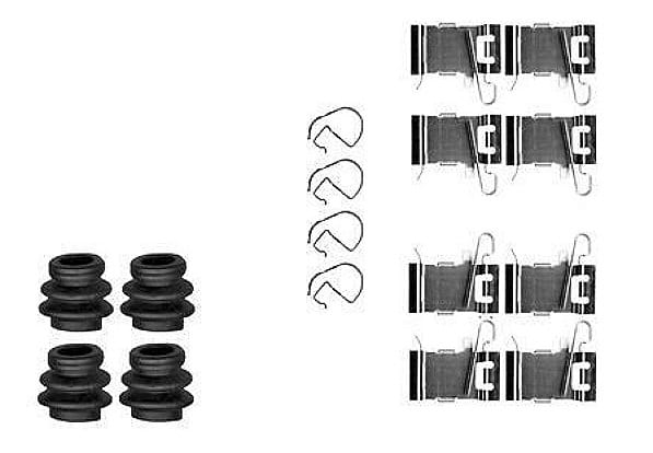 PAD FITTING KIT AXLE SET