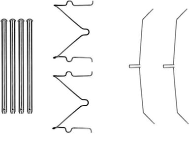 PAD FITTING KIT AXLE SET