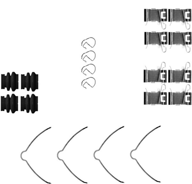 PAD FITTING KIT AXLE SET
