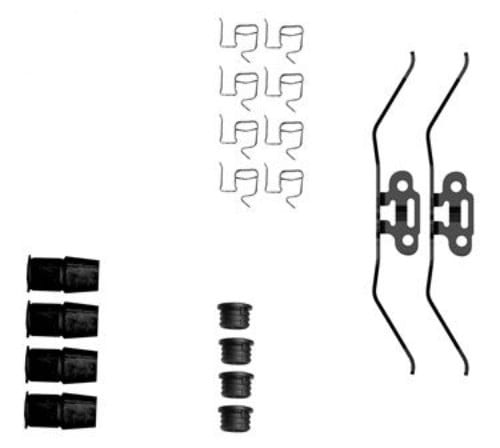 PAD FITTING KIT AXLE SET