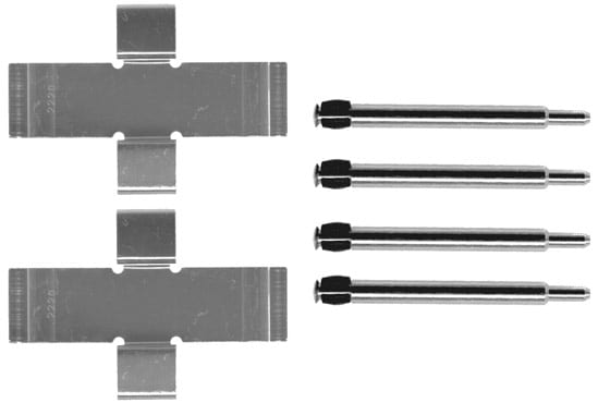 ATE PAD FITTING AXLE SET