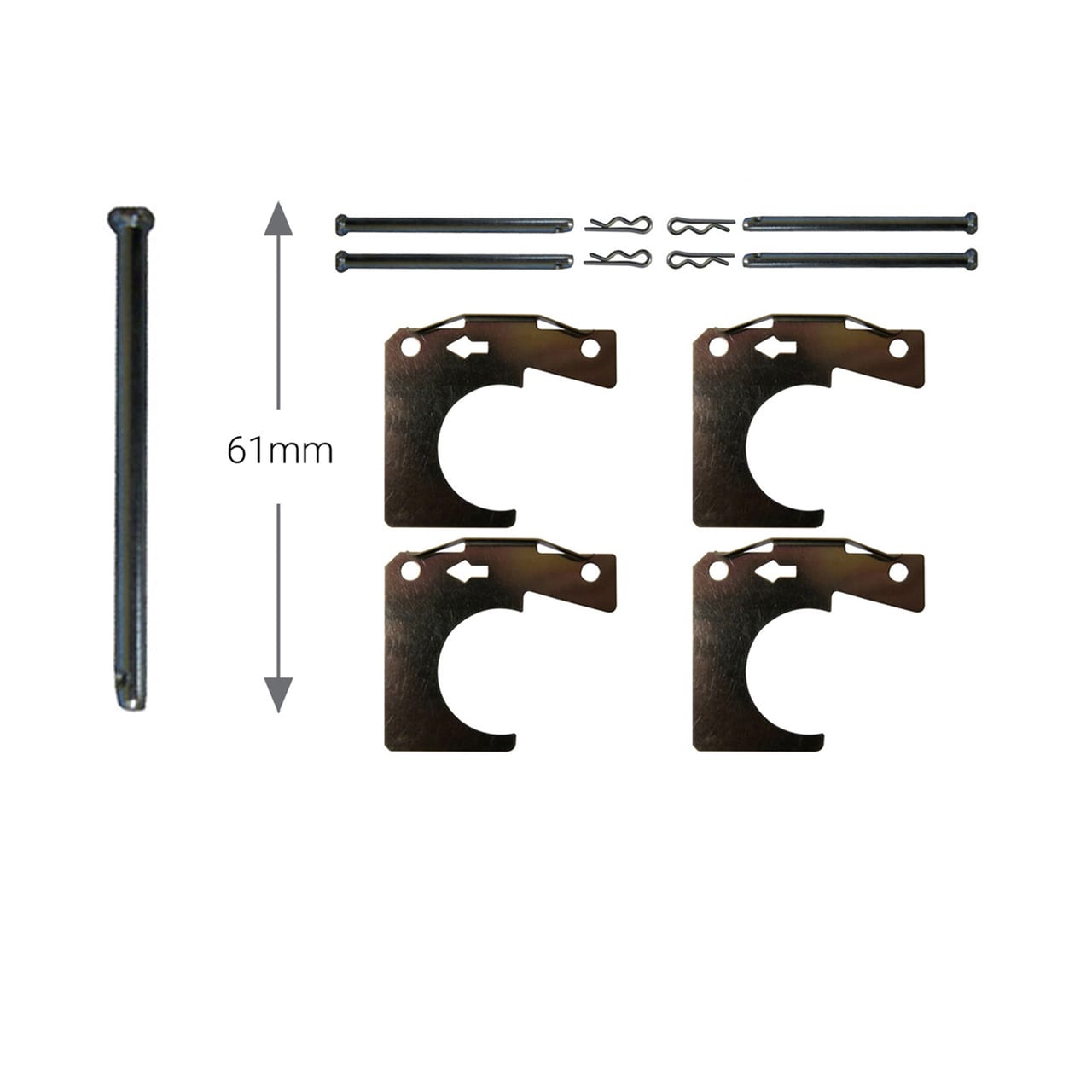 PAD FITTING KIT AXLE SET