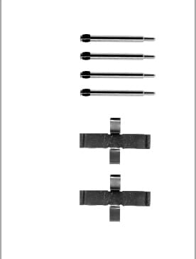 BMW PAD PIN KIT AXLE SET