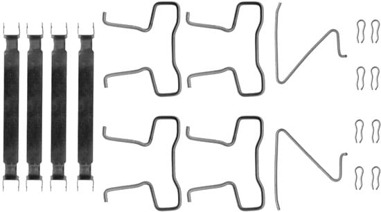 PAD FITTING KIT AXLE SET